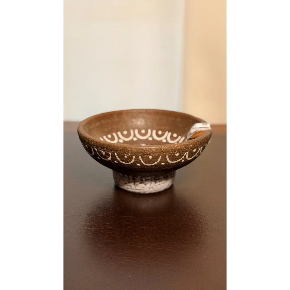 Vintage Bitossi Raymor Italy MCM Pottery Vase & Pipe Ashtray 2174 2177 Set